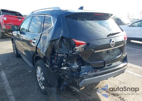 2017 Nissan Rogue Sv z USA, uszkodzony, nr VIN KNMAT2MV2HP572980